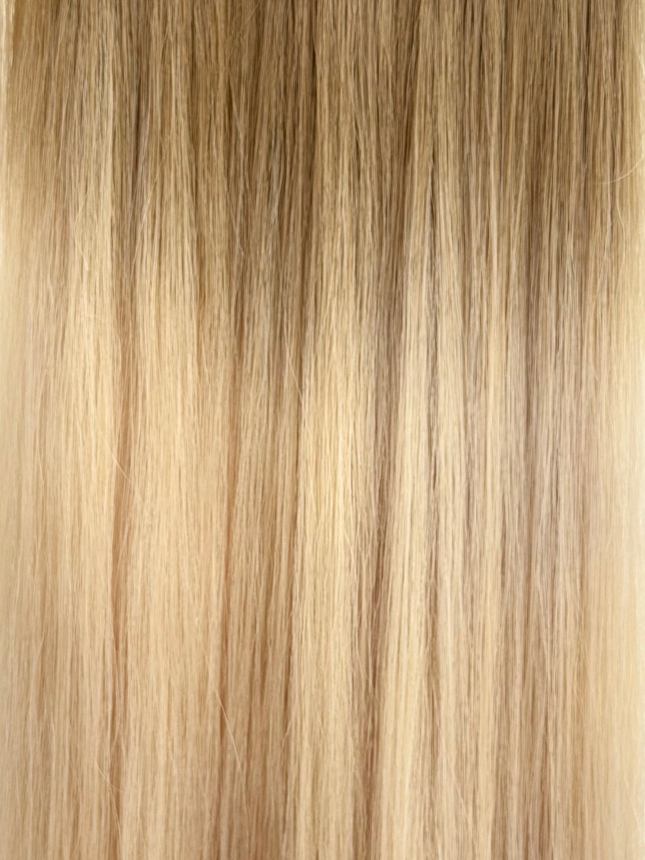 The Ametista Aura | Champagne Quartz Blonde | 25" Brazilian Long Piece Tape-In | Straight Human Hair 50g