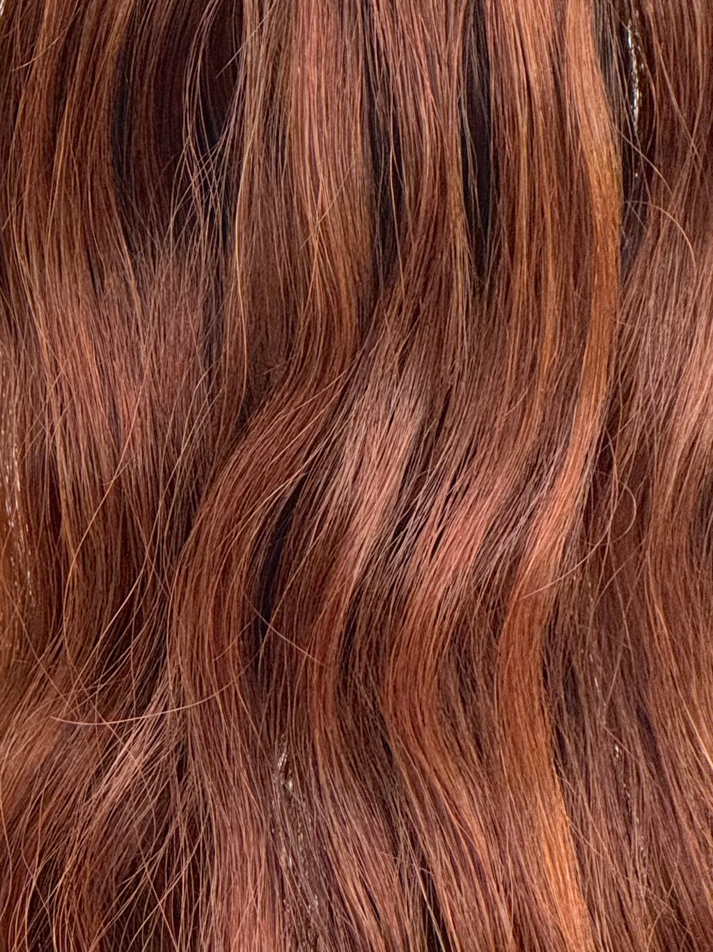 The Ouro Dusk | Golden Copper Brown | 24" Brazilian Long Piece Tape-In | Straight Human Hair 55g