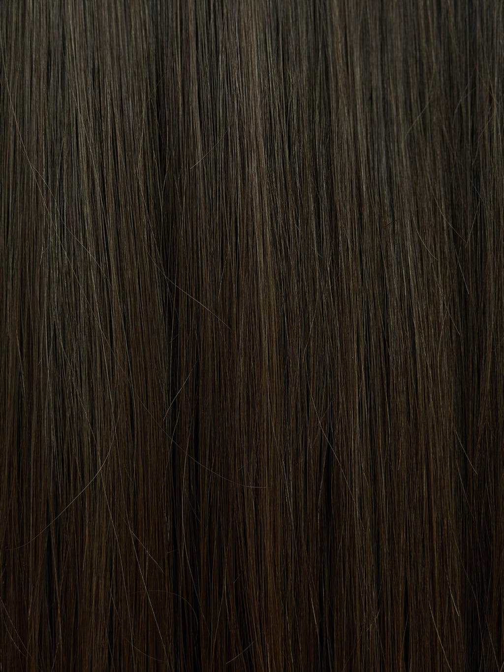 The Petrópolis Pearl | Ash Mocha Brown | 21" Brazilian Long Piece Tape-In | Straight Human Hair 50g