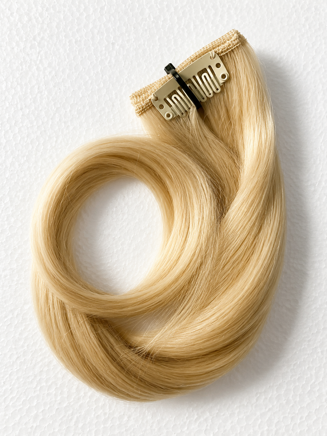 The Jalapão | Warm Blonde Natural | 24" Clip-In Hair Extensions Kit | 100% Double Drawn Remy Human Hair | 100g