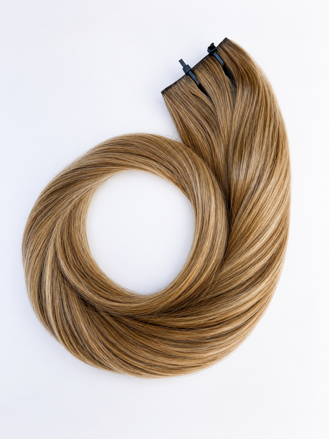 The Golden Dunes | Beige Blonde #18 | 26" Invisible Brazilian Long Piece Tape-In | 100% Double Drawn Remy Human Hair | 70g