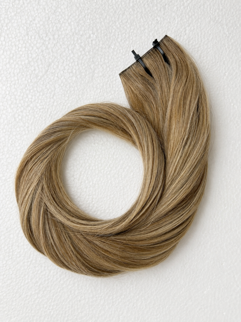 The Golden Fields | Golden Light Blonde Natural | 20" Invisible Brazilian Long Piece Tape-In | 100% Double Drawn Remy Human Hair | 50g